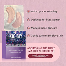 Load image into Gallery viewer, Xioimy Marine Collagen Eye Gel Patches, Brightening &amp; Firming Under Eye, Hydrates &amp;, Rose Scented, Hypoallergenic for All Skin Types