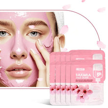 Load image into Gallery viewer, 3pcs of Cherry Blossom Mud Mask Single Piece 5g, Moisturizing, Hydrating, Deep Cleansing Skin, Suitable for All Skin Types, Mud Mask