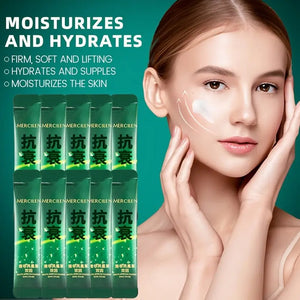 3 Piece Collagen Double Sleep Mask , containing citric acid, Centella asiatica, hyaluronic acid and sea fennel, moisturizing