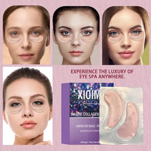 Load image into Gallery viewer, Xioimy Marine Collagen Eye Gel Patches, Brightening &amp; Firming Under Eye, Hydrates &amp;, Rose Scented, Hypoallergenic for All Skin Types