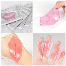 Load image into Gallery viewer, 3 Piece Hyaluronic acid Pink Crystal Lip Mask Patch for Hydrated Lips, Moisturizing And Hydrating Anti-Dry Lip Care &amp; &amp; Lip Sleeping &amp; Lip Nourishes &amp; Lip Soothing Mother Gifts Set Gifts for Women&nbsp;