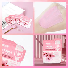 Load image into Gallery viewer, 3pcs of Cherry Blossom Mud Mask Single Piece 5g, Moisturizing, Hydrating, Deep Cleansing Skin, Suitable for All Skin Types, Mud Mask