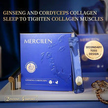 Load image into Gallery viewer, 3 Piece MERCILEN Ginseng Cordyceps Collagen Hydrating Mask，skincare Mercilen Ginseng Cordyceps Hydrating Face Maskx20 Pack - Hypoallergenic, Moisturizing, Aloe Vera Scented Beauty Essentials