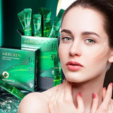 3 Piece Collagen Double Sleep Mask , containing citric acid, Centella asiatica, hyaluronic acid and sea fennel, moisturizing