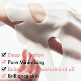 XIOIMY Bio-Collagen Real Deep Mask, Intense Moisturizing Facial for Hydrated, Smooth, and Brightened Skin, Rich in Biocollagen, Alcohol-Free, Hypoallergenic, Lemon Scented, Moisturizing Care, for All Skin Types